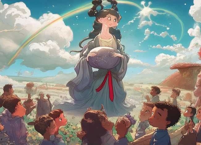 女娲补天儿童故事完整版；女娲补天少儿故事