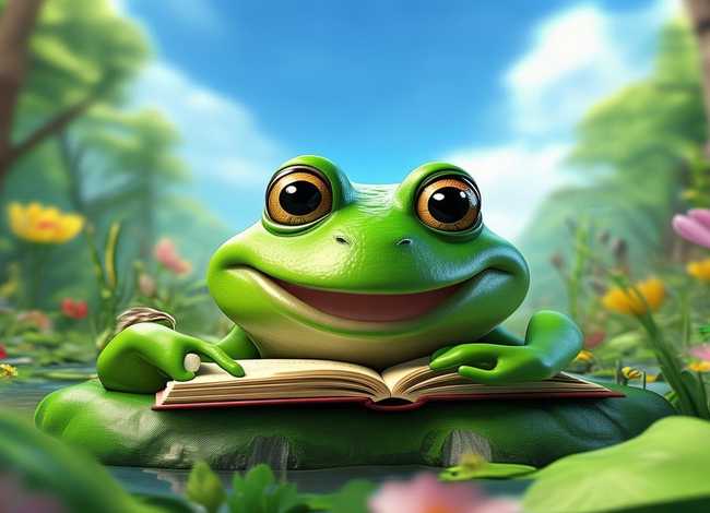 幼儿故事《聪明的青蛙》，幼儿故事大全3-6岁聪明的小青蛙