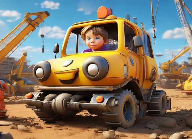工程车儿童故事mp3、工程车的幼儿的故事