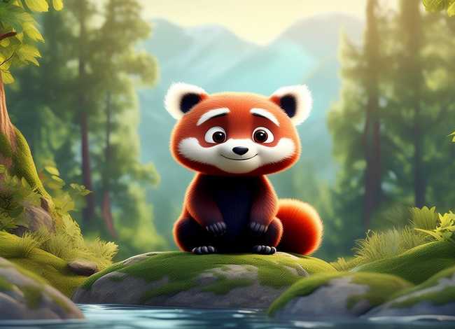 小熊猫的故事文字版；小熊猫的故事文字版视频