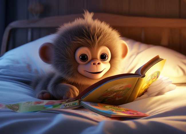 儿童猴子故事3-6岁睡前听故事书 幼儿睡前故事小猴子