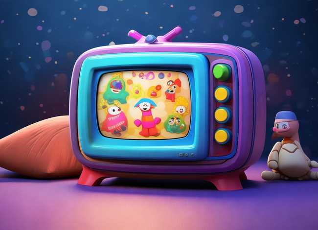 儿童电视机故事图片 儿童故事电视机