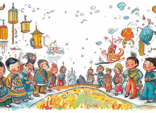 民间故事绘画儿童、民间故事绘画简笔画 民间故事绘画儿童、民间故事绘画简笔画