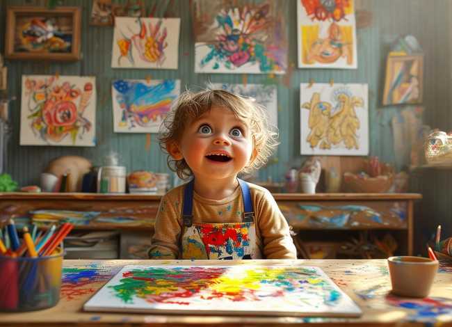 儿童画家的故事；小朋友可以讲的画家故事