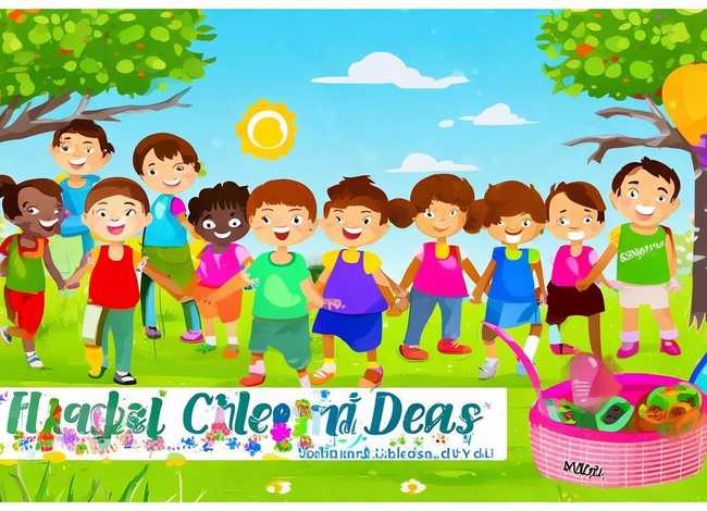 儿童节英文海报设计案例学校郊游；儿童节英文海报设计案例学校郊游怎么写