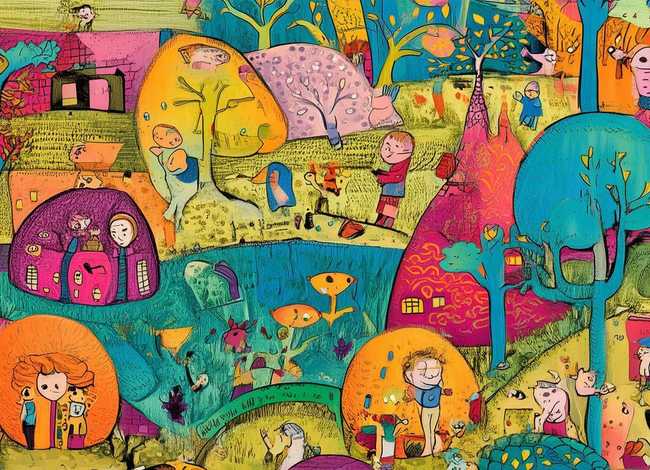 儿童手绘故事连环画 - 幼儿手绘故事书连环画