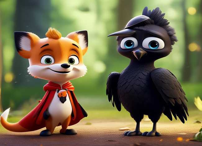 儿童乌鸦和狐狸的故事表演视频 狐狸与乌鸦幼儿表演故事视频