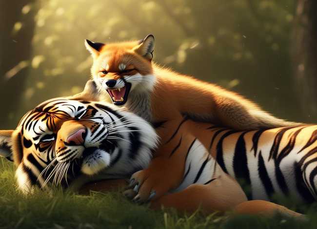 狐假虎威故事原文幼儿（幼儿故事狐假虎威文字）