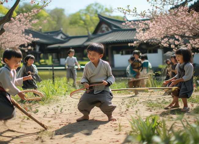 古代儿童玩耍图片 - 古代儿童玩耍图片高清