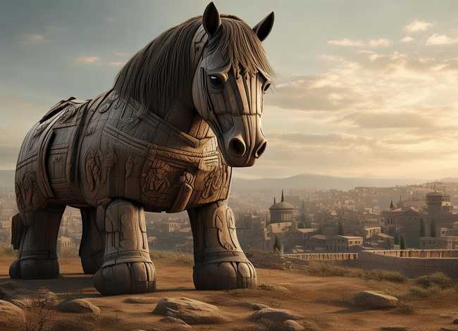 特洛伊木马绘本故事、特洛伊的木马故事