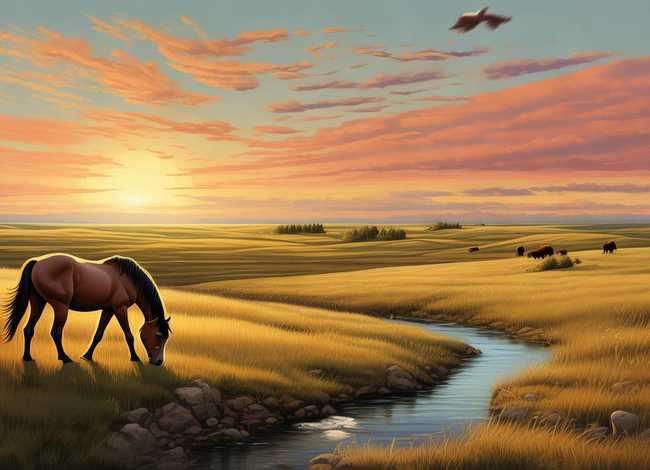 大草原的故事（大草原的故事作文）