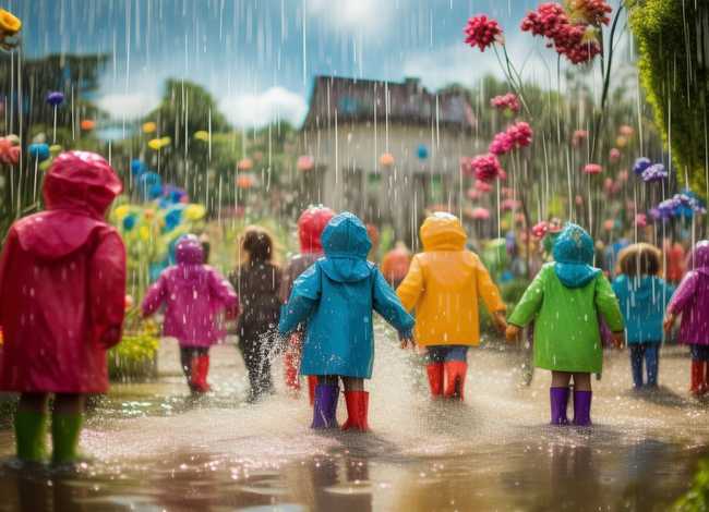 儿童故事《稀里哗啦下大雨》 稀里哗啦噼里啪啦绘本故事