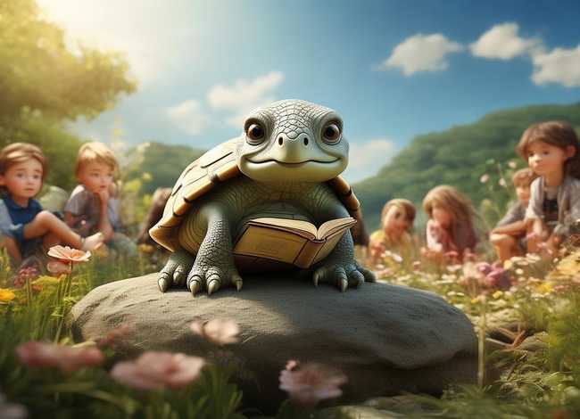 聪明乌龟儿童故事文字（聪明的乌龟故事文字）