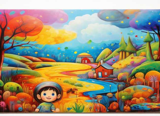 我的朋友儿童绘画作品、我的朋友儿童绘画作品怎么画