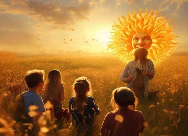 关于太阳的故事传说（关于太阳的故事传说50字）