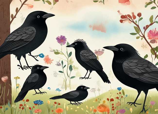 儿童乌鸦故事全集 - 乌鸦的幼儿故事