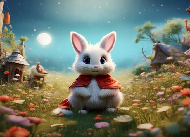 小白兔的儿童故事短文、儿小白兔的故事大全