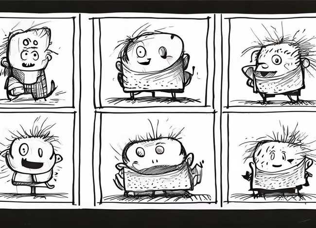 四格绘本故事图片，四格绘本故事图片简笔画