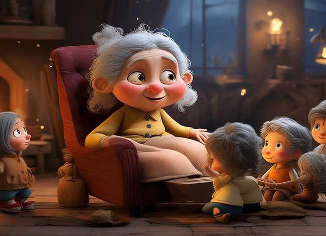 老奶奶讲故事图片 - 老奶奶讲故事图片简笔画 老奶奶讲故事图片 - 老奶奶讲故事图片简笔画