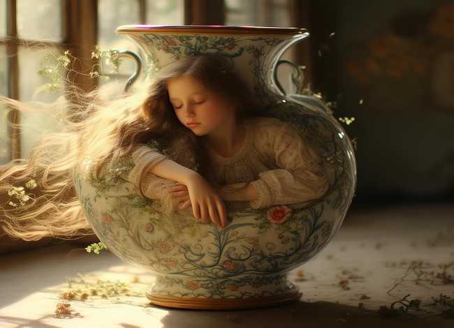 花瓶里的女孩的故事，花瓶里的女孩的故事梗概