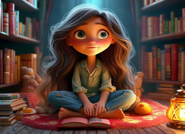 儿童小女生的故事 - 小女生的故事书