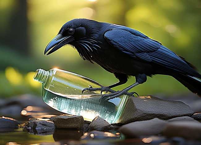 乌鸦喝水的故事视频、贝乐虎乌鸦喝水的故事视频