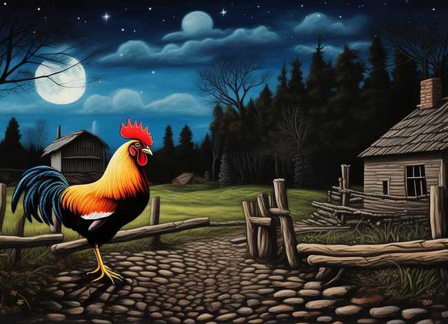 半夜鸡叫小故事；半夜鸡叫小故事图片