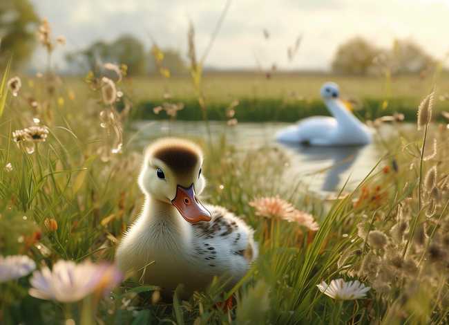 儿童故事大全丑小鸭上集和下集，幼儿故事大全丑小鸭