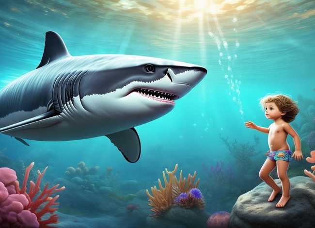 大鲨鱼的儿童故事文字版 跟大鲨鱼有关的幼儿故事