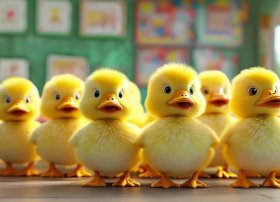 绘本故事排队啦小脚鸭、小脚鸭排队啦绘本教案