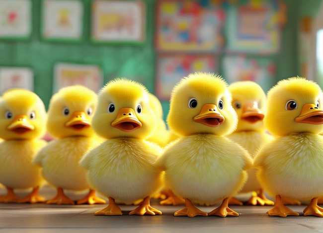 绘本故事排队啦小脚鸭、小脚鸭排队啦绘本教案