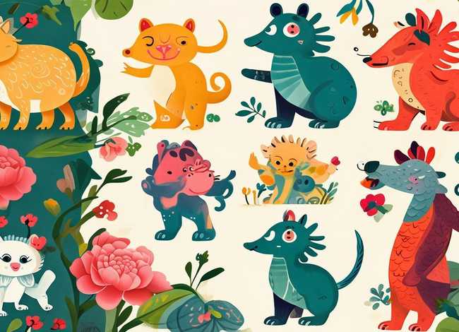 十二生肖的故事简单点的 十二生肖的故事简单点的画