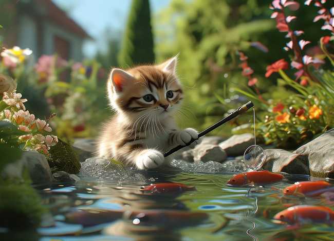 小猫钓鱼故事表演视频播放 - 小猫钓鱼故事表演视频播放大全