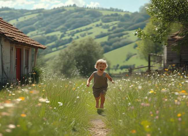 儿童老家故事、回老家故事