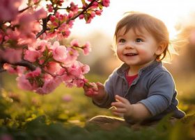 桃花树的儿童故事、桃花树下的故事