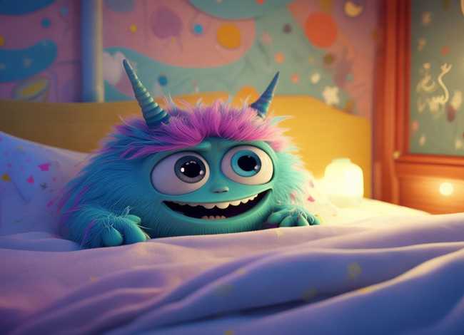 儿童绘本故事有声睡觉吧小怪物（睡觉去,小怪物绘本故事）