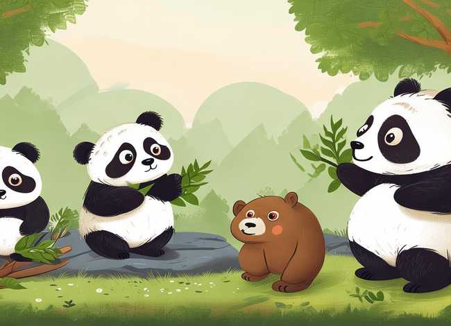儿童故事小熊猫学本领；幼儿故事小熊学本领