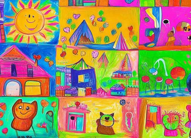 儿童想象画图片大全（儿童想象画图片大全简单）