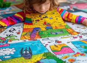 儿童自制绘本故事绘画；自制幼儿绘本故事图画 制作 手绘