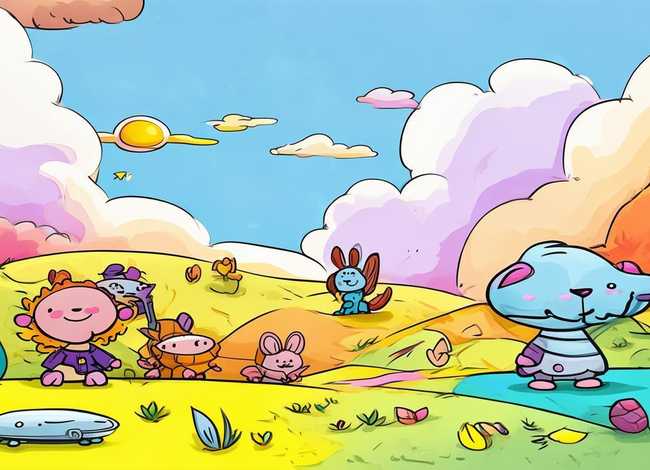 儿童漫画小故事3-6岁完整版 少儿漫画手绘小故事