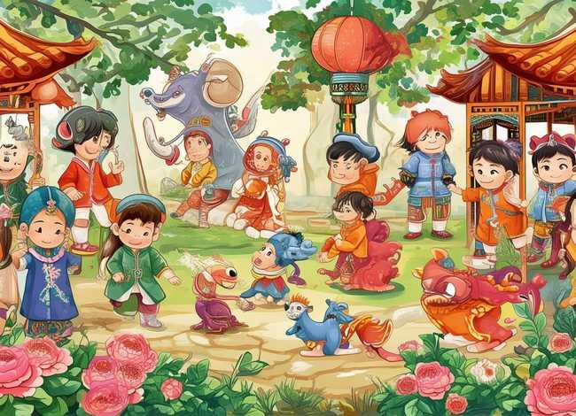 十二生肖的幼儿故事大全 - 十二生肖的幼儿故事大全图片