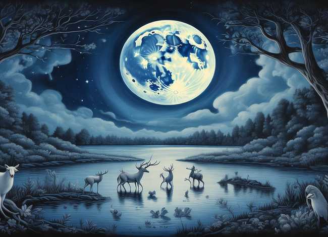 月亮故事传说 - 月亮传说与故事