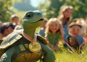 聪明的乌龟故事一等奖视频；聪明的乌龟故事比赛一等奖视频