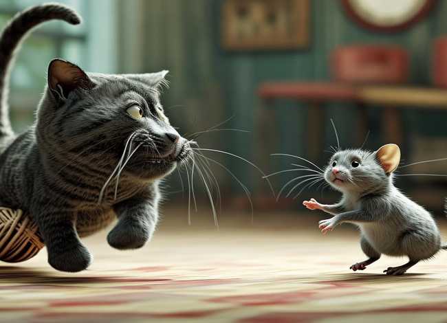 猫和老鼠儿童故事画报 猫和老鼠的故事画