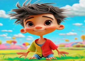 男孩儿童漫画手绘；漫画儿童男孩怎么画