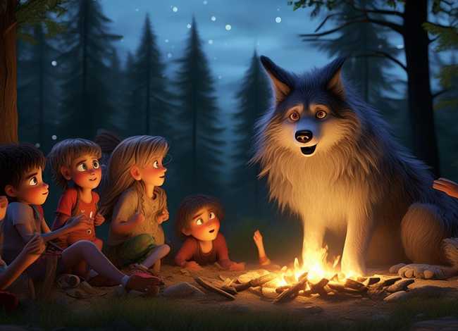 狼的故事幼儿 - 有关狼的故事幼儿故事