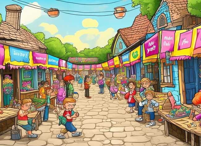 儿童跳蚤市场图片（儿童跳蚤市场图片手绘）
