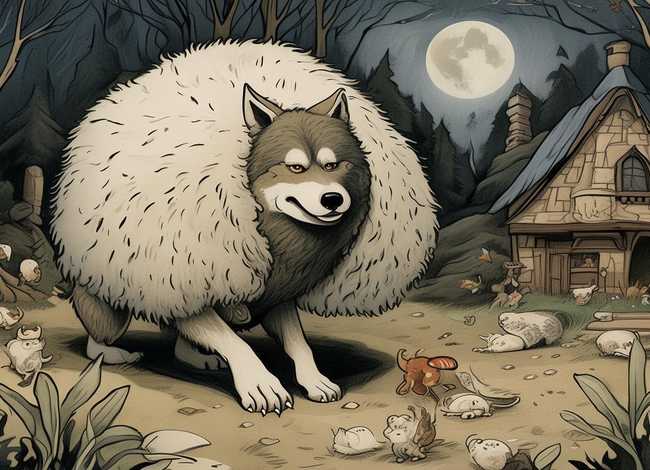 儿童睡前故事系列披着羊皮的狼；幼儿睡前故事披着羊皮的狼