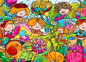 幼儿园绘本故事绘画线，幼儿园绘本故事绘画线条图片