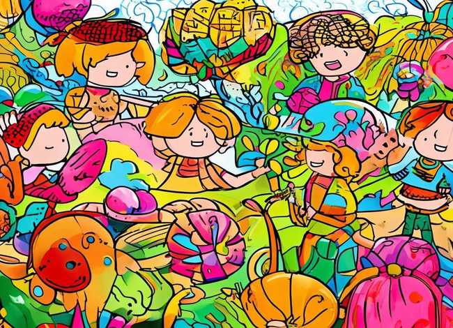 幼儿园绘本故事绘画线，幼儿园绘本故事绘画线条图片